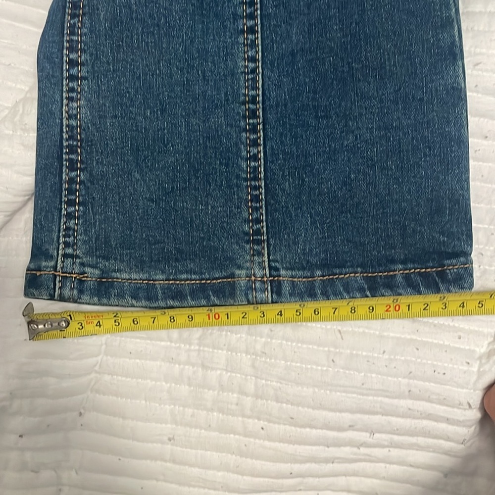 High rise Panelled Flare Jeans - Picture 5 of 6